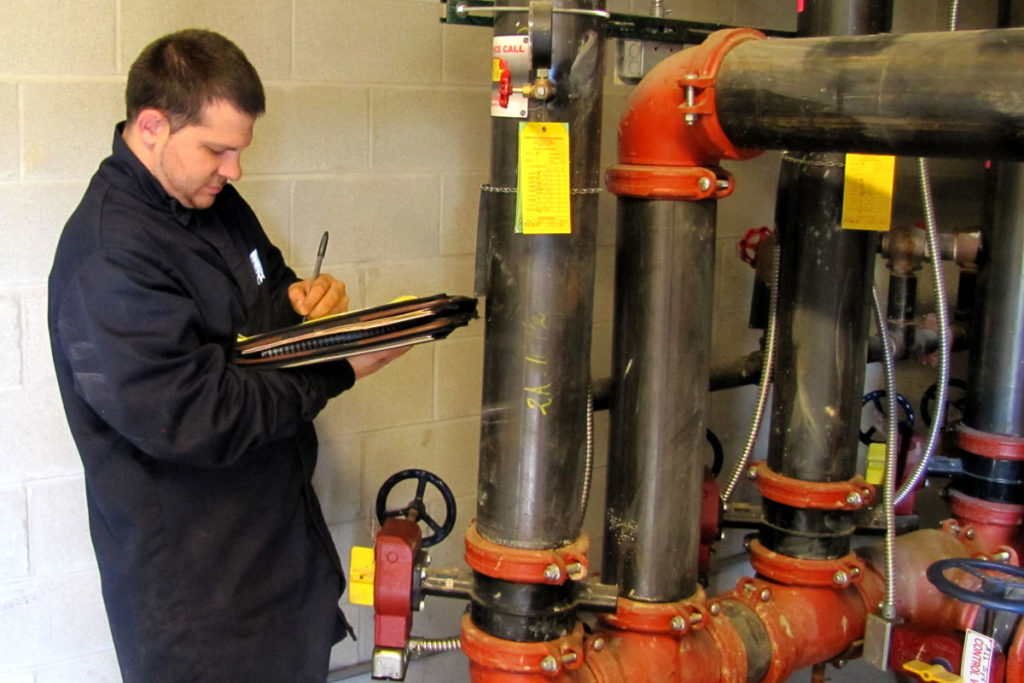 Sprinkler inspection and testing
